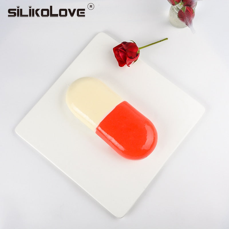 SILIKOLOVE Silicone Molds Non-Stick Baking Molds Tools Flat Round Shaped Mousse For Bakeware Cake Tools