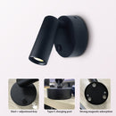 Brass Indoor LED Wall Light With Switch Interior Wall Lamp Decorat Bedroom Hotel Guest Room Lighting for a bedside reading light