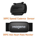 10PCS/Lot Magene S3+ Cycling Cadence/Speed Sensor H64 Heart Rate Monitor Ant+ Bluetooth Bike Computer Speedmeter
