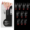 Beautilux Express Nails Soak Off Soft Traceless Gel Tips Press On DIY Nail Art Uñas postizas Cubierta completa Cápsulas americanas 552pcs