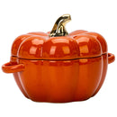 Pumpkin Shape Baking Bowl With Lid Glaze Au Gratin Soup Salad Bowl Kitchen Bakeware Oven Party Baking Pan Supplies