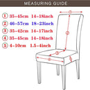 1/2/4/6pcs Dining Chair Cover Jacquard Spandex Slipcover Protector Case Stretch for Kitchen Chair Seat Hotel Banquet Elastic