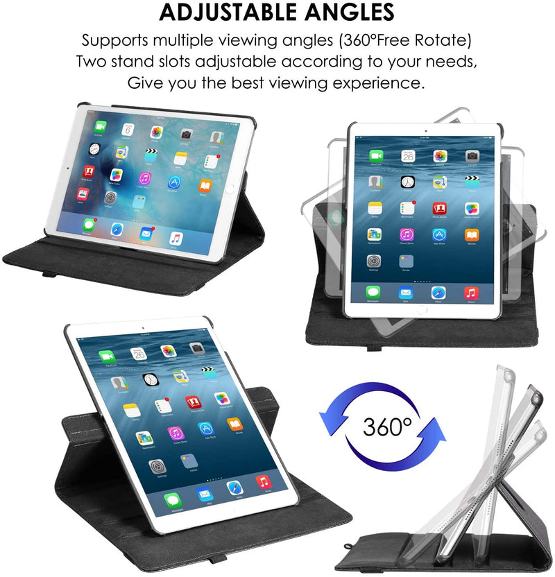 Cover For iPad 8th 10.2inch 2020 360 Degrees Rotating Stand Leather Smart Case for ipad 7th 10.2inch 2019 A2270 A2198 A2197