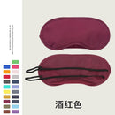 100 Pcs/Lot Gift Travel Sleeping Eye Mask Black Shade Blindfold Eye Patch Night Economic Free Shipping Dropshipping