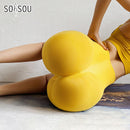 SOISOU New Yoga Pants Tights Women Seamless Leggings Sport Women Fitness High Waist Push UP Sport Shorts Nylon Legings For Women