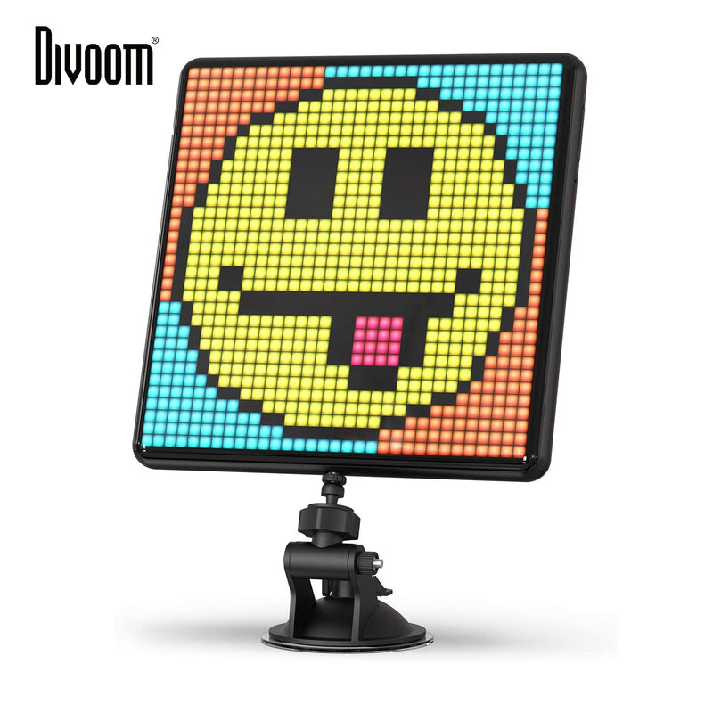 Divoom Pixoo Max Digitaler Bilderrahmen mit 32 * 32 Pixel Art Programmierbare LED-Anzeigetafel, Weihnachtsgeschenk, Heimlichtdekoration