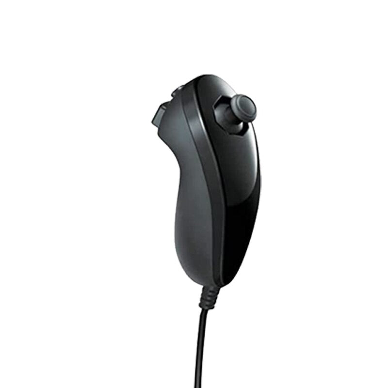 Mando a distancia inalámbrico 2 en 1 para Nunchuk Nintendo Wii, Gamepad de movimiento integrado Plus con funda de silicona, Sensor de movimiento