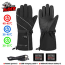 HEROBIKER Motorcycle Gloves Waterproof Heated Guantes Moto Touch Screen Battery Powered Motorbike Racing Riding Gloves Winter##