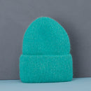 Hot Selling Winter Hat Real Rabbit Fur Winter Hats For Women Fashion Warm Beanie Hats Women Solid Adult Cover Head Cap
