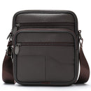 WESTAL Men's Shoulder Bag Casual Genuine Leather Messenger Bag Mini Men's Crossbody Bag Small Men's Sling Bag for Phone 7362
