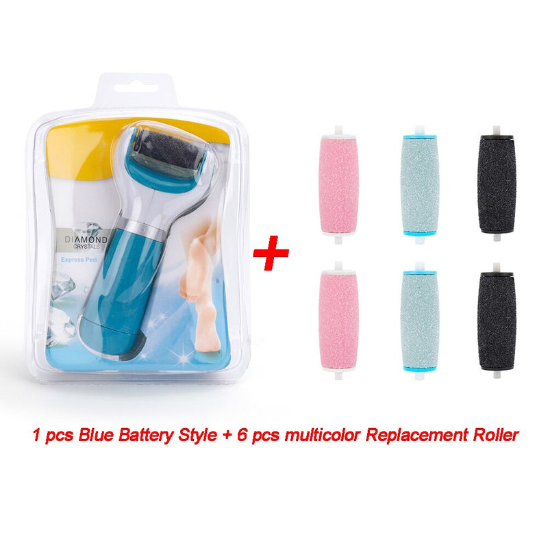 Electric Foot File Care Tool Feet Hard Dead Skin Removal Battery Power Foot USB Exfoliator Heel Callus Remover Pedicure Device