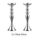 ERMAKOVA Candle Holders Stand Column Candlestick Event Road Lead Flower Vase Rack Table Wedding Centerpieces Party Dinner Decor