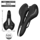 WEST BIKING Bicycle Saddle Comfortable Breathable Silica Gel Cushion Mountain Road Bike Front Seat Skid-proof Soft Bike Saddle