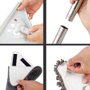 Triangle Mop for Washing Glass Ceiling Dust Cleaning Squeegee Kitchen Wall Flat Floors Windows Telescopic Wiper Brush Household