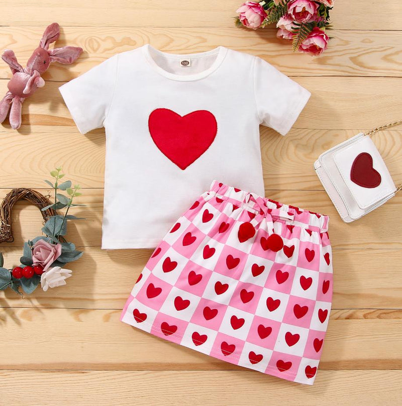 New Toddler Kids Baby Girl Valentine &