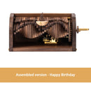 Music Box Pure Handmade Wood Pure Handmade Wood The Song Of Chasing The Waves Gift Box Packaging Modern Simple Festival Gift