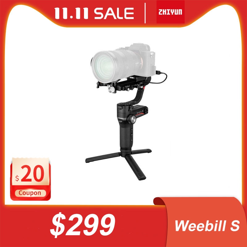 ZHIYUN Weebill S 3-Axis Handheld Gimbal Image Transmission Stabilizer for LIVE video Vlog Mirrorless Camera Gimbal