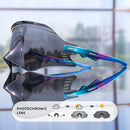 Gafas de sol de Ciclismo hombre Ciclismo de carretera reemplazo fotocromático 1 lentes mujer bicicleta montaña gafas de sol gafas Oculos Ciclismo