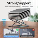 MC N8 Adjustable Laptop Stand Aluminum for Macbook Tablet Notebook Stand Table Cooling Pad Foldable Laptop Holder