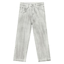 High Quality Autumn New Korean Jeans Loose Straight Design Sense Ins Casual White Denim Trousers Men