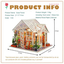 CUTEBEE DIY Dollhouse Wooden Miniature Mini Doll House with Garden to Build Furniture Kit Casa Toys for Children Birthday Gift