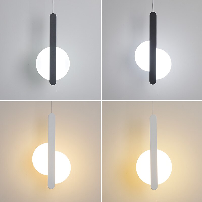 Moderne skandinavische hohe Decken-LED-Pendelleuchte für die Nachttisch-Wohnzimmerbeleuchtung mit langem Kabel-Hängeleuchten-Design