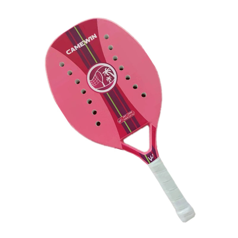 In stock / 3 colors The lowest price professional beach tennis racket in the whole net. Racket carbon fiber EVA elastic material