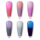 Beautilux Glitter Nail Gel Polish Kit 6pcs / set x10ml Mermaid Platinum Rainbow Chameleon Semi Permanente Nails Art Barniz Lote