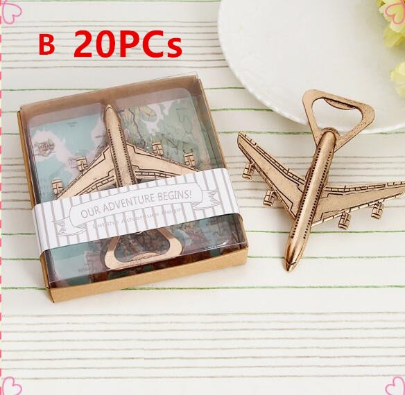 Wedding Gifts for Guests  Antique Air Plane Airplane Shape Wine Beer Bottle Opener Metal Openers For Wedding Party Gift Favors