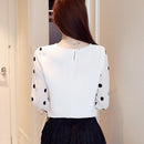Long Sleeve Women Blouse Shirt Fashion 2023 Chiffon Women&