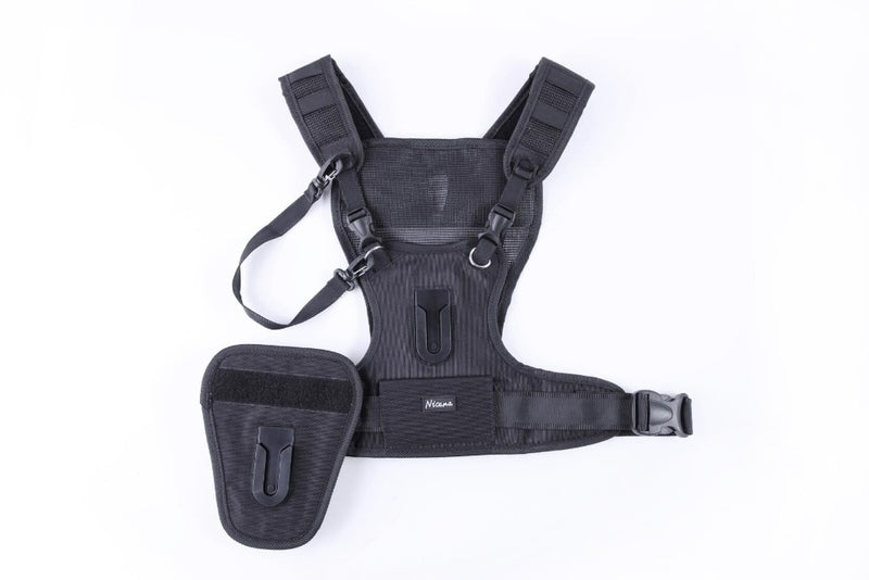 Carrier II Multi Dual 2 Camera Carrying Chest Harness System Vest Quick Strap with Side Holster for Canon Nikon Sony Pentax DSLR