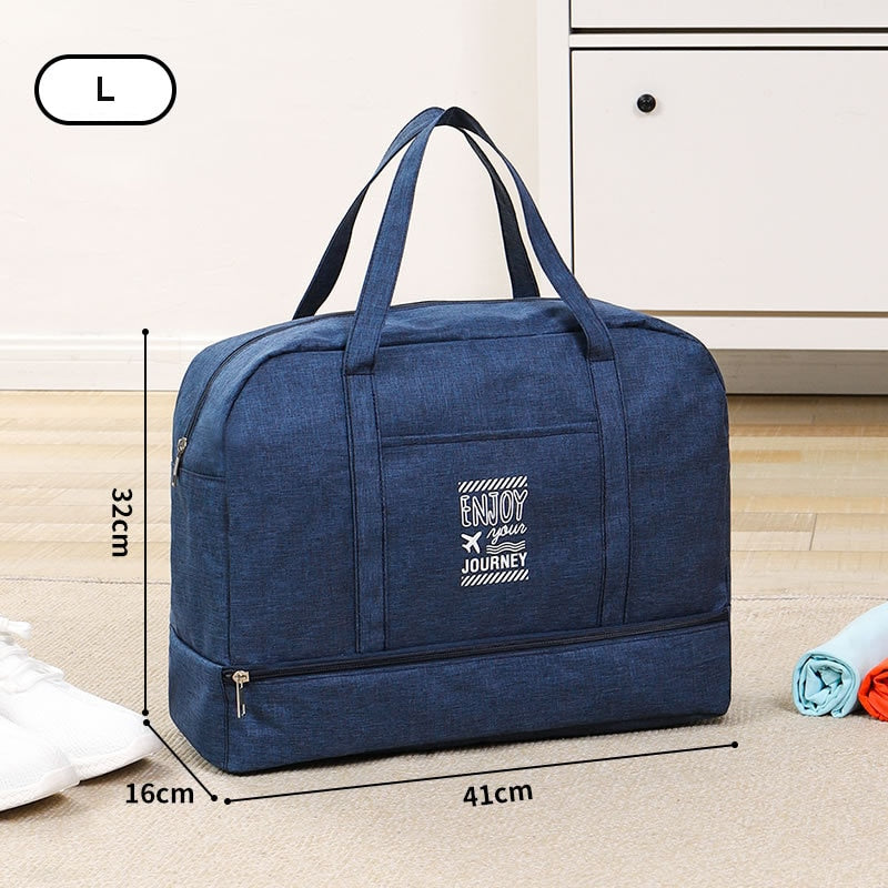 Bolsa de viaje impermeable para deportes de natación, ropa para correr, organizador de zapatos, equipaje para hombres y mujeres, bolsa portátil ordenada, accesorios