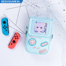 GeekShare Game Girl Bag For Women Kawaii Light Blue One Shoulder Bags Girl 2022 New Fashion Messenger Bag Super Cute With Strap