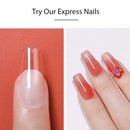 Beautilux Express Nails Soak Off Soft Traceless Gel Tips Press On DIY Nail Art Uñas postizas Cubierta completa Cápsulas americanas 552pcs