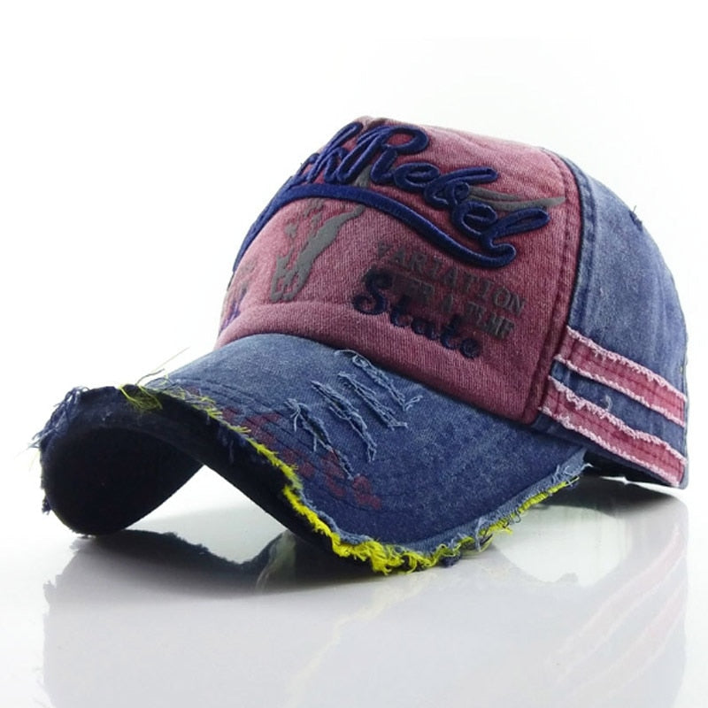 Heiße 100% gewaschene Baumwolle Baseballmütze Hysteresenkappen Retro Brief Knochen Hüte für Männer Frauen Gorras Hombre Dad Casual Casquette