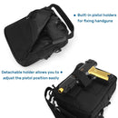 Tactical Gun Bag Pistol Carry Pouch Military Handgun Shoulder Sling Bag Gun Holster Pouch Messenger Bag Adjustable EDC Tool Pack