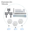 Plastic Balloon Arch Ring DIY Background Holder Circle Ballon Column Base Baby Shower Birthday Wedding Party Decor Bridal Shower