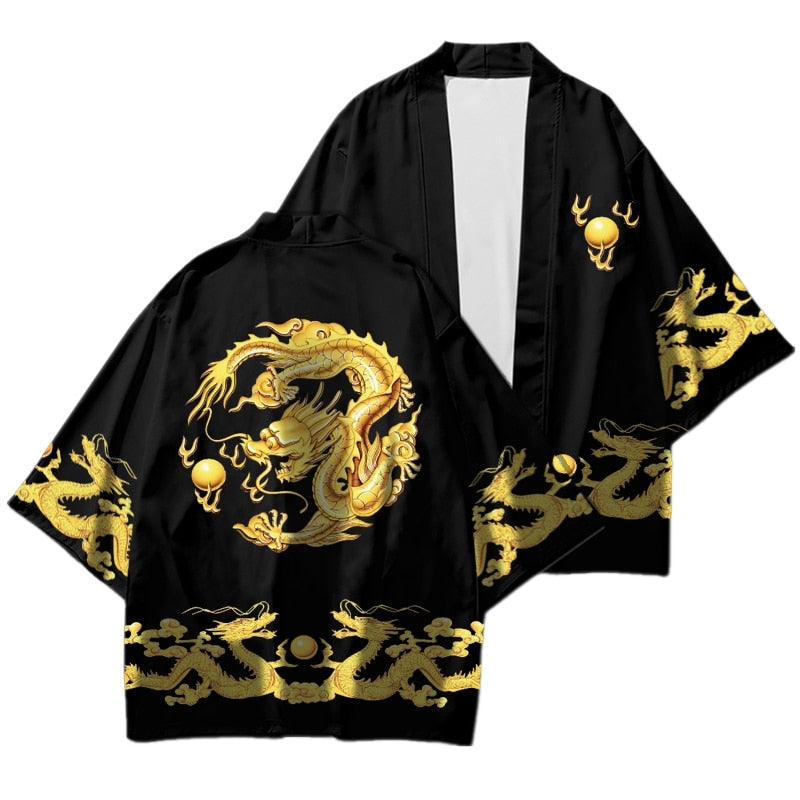 Spring Autumn Japanese Traditional Haori Samurai Oriental Yukata Clothing кимоно японский стиль High-quality Daily Street Wear