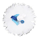 American Saltwater Fishing Cast Net 4ft/6ft/8ft Radius with Heavy Duty Zinc Sinker &amp; Aluminum Disc For Bait Fish