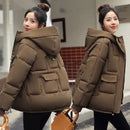 Frauen Winter Daunen Gefütterte Jacke Frauen Mit Kapuze Parkas Mantel 2022 Winter Neue Dicke Warme Baumwolle Mantel Winterjacke Weibliche Outwear