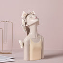 ARTLOVIN Butterfly Fairy Figures Girl Figurines Resin Tabletop Statues Creative Characters With Metal Gold Tray Home Decor Craft