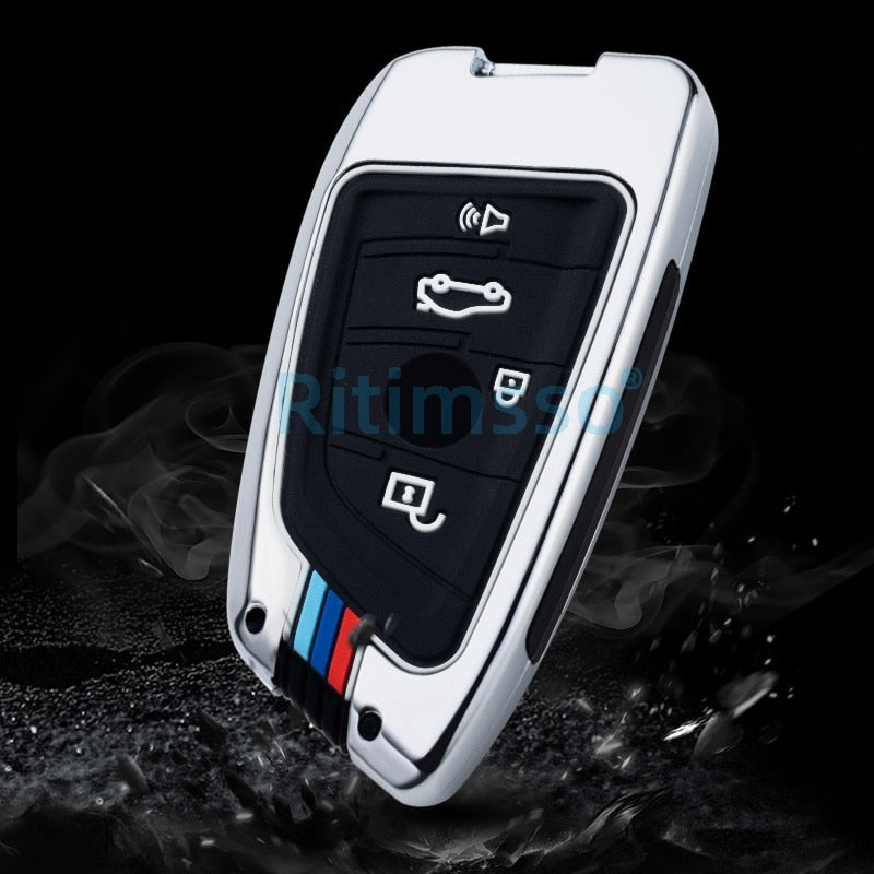 Zinc Alloy Car Key Case Cover Shell Protector for BMW X1 X3 X4 X5 F15 X6 F16 G30 7 Series G11 F48 F39 520 525 G20 118i 218i 320i