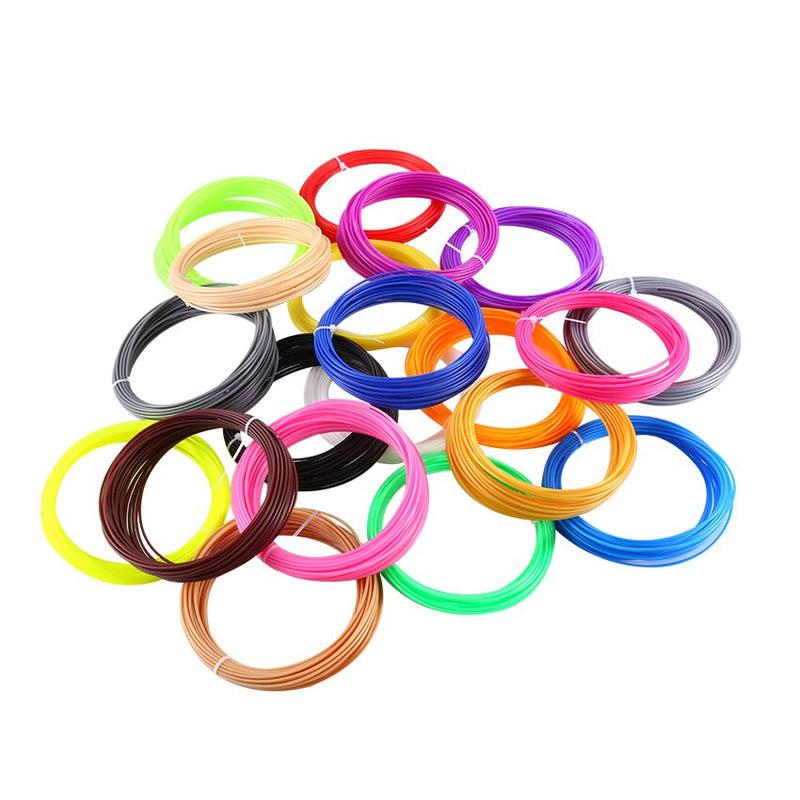 20 Color or 10 Color/Set 3D Pen Filament ABS/PLA 1.75mm Plastic Rubber Printing Material For 3D Printer Filament