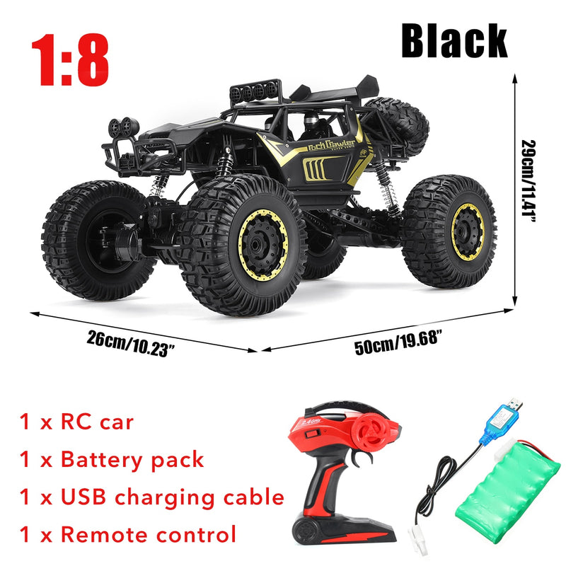 1: 8 50 cm RC Auto 2,4 G Funksteuerung 4WD Geländewagen Elektrofahrzeug Monster Buggy Fernbedienung Auto Geschenk Spielzeug Für Kinder Jungen