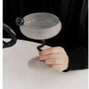 New Ins Slash Glass Cup Jelly Beans Twisty Goblet Drinking Glasses for Drinks Frosted Sweetmeats Cup Of Ice Cream Cereal Bowl