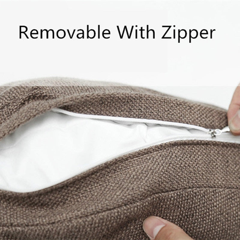 Round Shape 2 Size Cotton Linen Seat Cushion Silk Cotton Core Tatami Cushion Pillow Home Decoration Soft Car Sofa Cushion