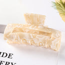 Fashion Leopard Print Hair Claws Geometric Hair Clamp Grab Hair Styling Hair Clips for Women Girls Hairpin Hair Accessories