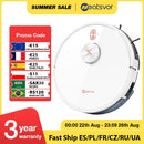 NEATSVOR X600pro 6000pa Laser Navigation Robot Vacuum Cleaner,APP Virtual Wall,Breakpoint Clean,Draw Cleaning Area,Mopping Wash