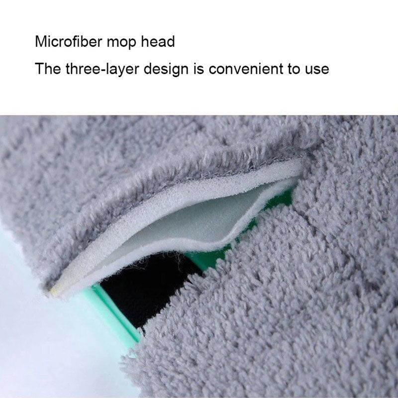 5/7/10PCS Microfiber Floor Mop Cloth Replace Rag Self Wet and Cleaning Paste Dry Home Bathroom Mop Pad Rags