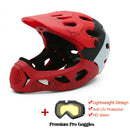 Casco de bicicleta Cairbull para hombre y mujer, casco de ciclismo de montaña MTB de cara completa en molde, gorras para casco de bicicleta deportiva de seguridad para carreras todoterreno